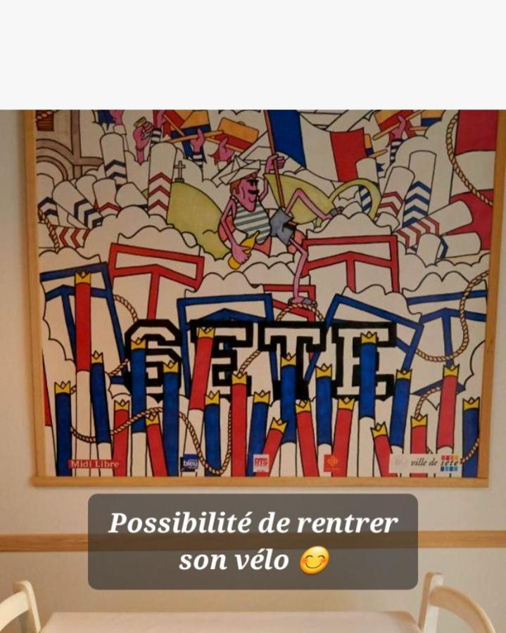 Bel Appartement Centre Ville Sète Exteriör bild